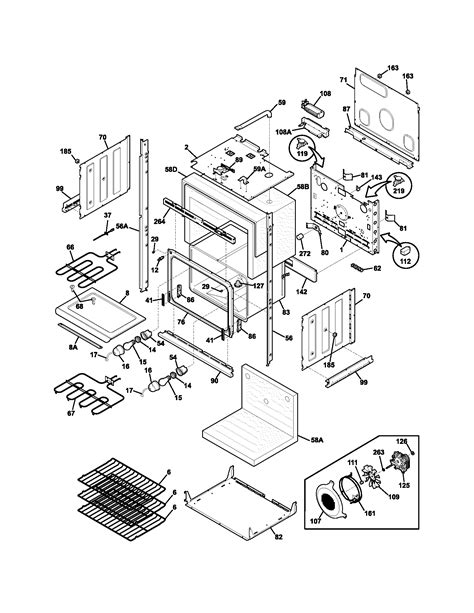 oven diagram parts list  model plebtdca frigidaire parts wall oven parts