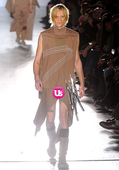 rick owens shows male full frontal nudity at paris fashion