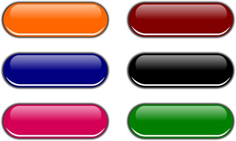 boutons web bouton brillant sur images vectorielles gratuites sur pixabay