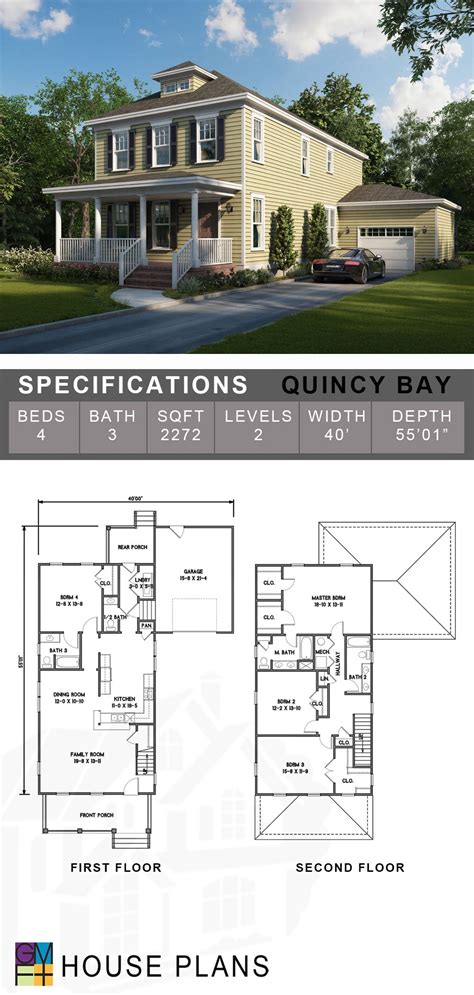 quincy bay architect house house plans house front design