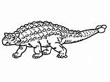 Ankylosaurus Coloring Getcolorings Getdrawings Printable Pages sketch template