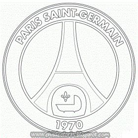 emblem  paris saint germain coloring child coloring