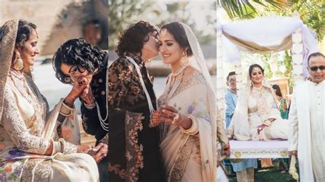 Indo Pak Lesbian Couple Look Regal In Fairy Tale Wedding Photos Inside