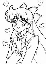 Sailor Moon Coloring Pages Venus Printable sketch template