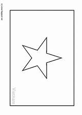 Vietnam Flag Coloring Pages sketch template
