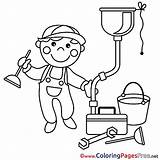 Plumber Colouring Sheet Coloring Pages Template Title sketch template