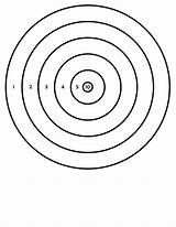 Targets Coloring Pistol Nerf Archery Bullseye Dianas Tiro sketch template