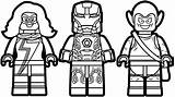 Lego Coloring Pages Marvel Superheroes Superhero Printable Getcolorings Color sketch template