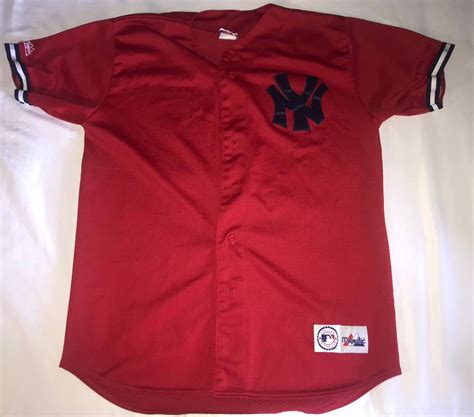 vintage vintage  york yankees majestic baseball jersey mlb grailed