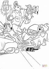 Coloring Pages Car Donald Crash Accident Duck Traffic Book Coloriage Getdrawings Color Boyama Wrong sketch template