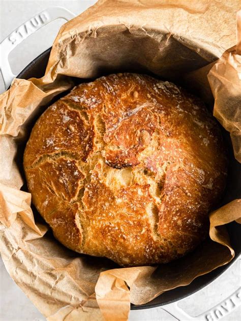 easiest  knead dutch oven bread recipe real vibrant