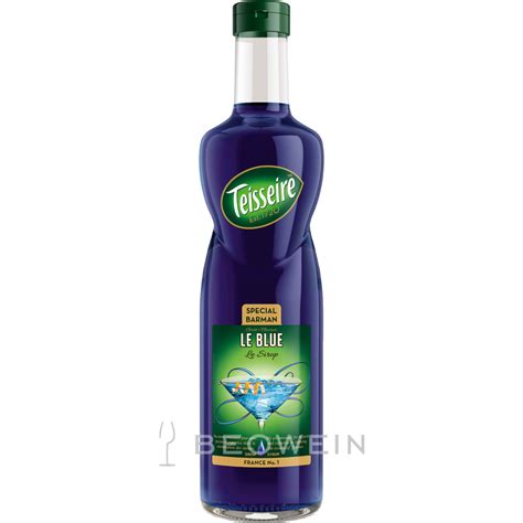 teisseire special barman sirup le blue   kaufen bei beowein