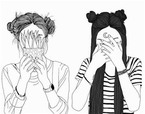 image result  tumblr outlines  friends outline drawings