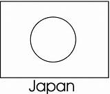 Flag Coloring Japan Flags Pages Printable Japanese Print Color Kids Countries International Supercoloring Printablee Categories Coloringkids sketch template