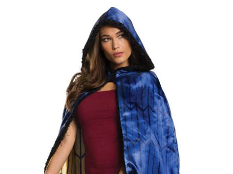 justice league deluxe wonder woman hooded cape