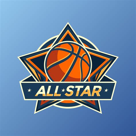 star basketball logo vector  vector art  vecteezy