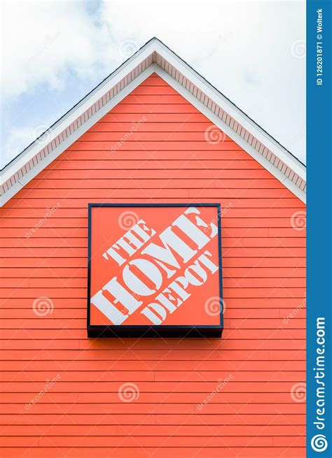 home depot exterior editorial photo image  brand