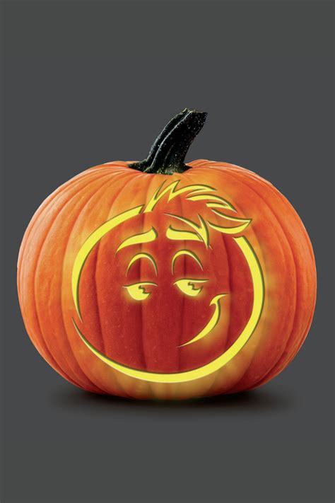 emoji pumpkin carving  painting ideas emoji face stencils