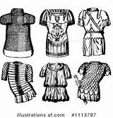 Chainmail Clipart Illustration Royalty Prawny Vintage Rf sketch template