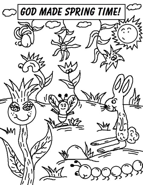 springtime coloring pages holiday coloring pages