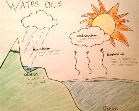 water cycle drawing  getdrawings