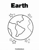 Planet Coloring Pages Getcolorings sketch template