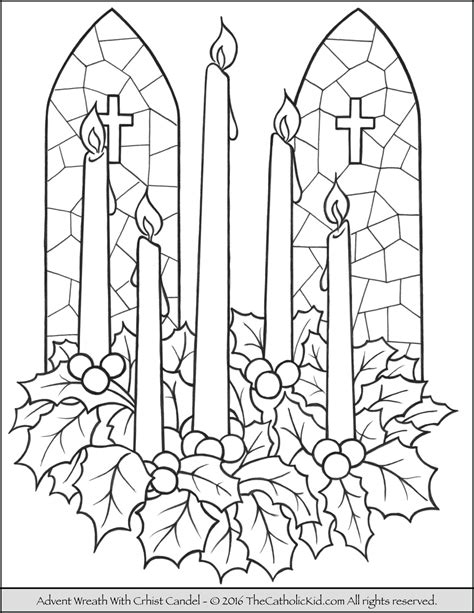printable advent coloring pages