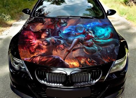 car hood decal vinyl sticker graphic wrap decal truck etsy