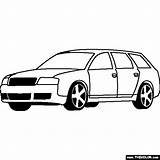 Audi Rs6 Coloring Avant Plus Pages Cars Thecolor Online sketch template