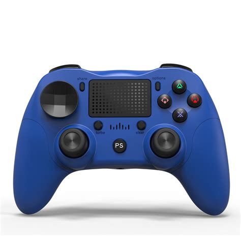 wireless controller wave blue  ps video game precision control gamepad joystick