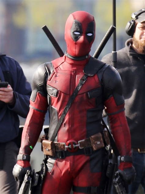 First Photos Of Ryan Reynolds On Set Of Deadpool