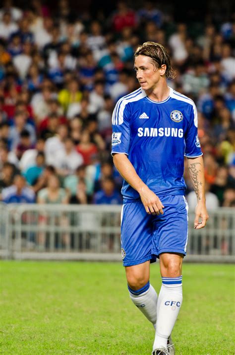 Spanish Soccer Player Fernando Torres Male Athletes
