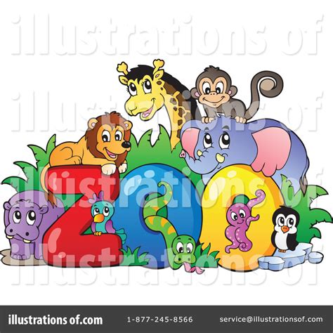 zoo animals clipart  illustration  visekart