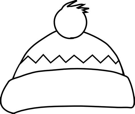 ice clipart hat  coloring pages winter snowflake coloring pages