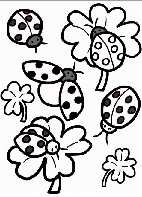 ladybug coloring pages birthday printable