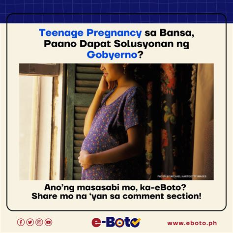 Teenage Pregnancy Sa Bansa Paano Dapat Solusyonan Ng Gobyerno