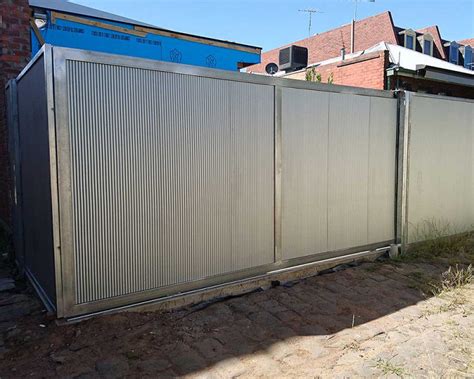 galvanized steel gates and fences melbourne australiana gates and fencing