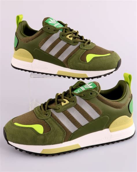 adidas zx  hd trainers khakisilver  casual classics
