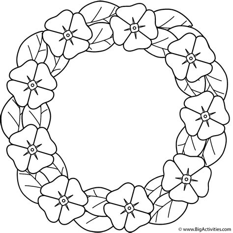 poppy coloring pages