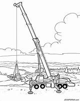 Crane Coloring Pages Construction Printable Truck Site Ball Wrecking Trucks Tower Hoisting Cranes Drawing Vehicles Colouring Book Color Drawings Azcoloring sketch template