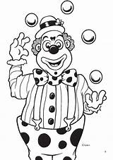Clown Dover Coloriage Chapeau Doodle sketch template