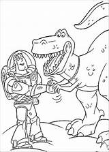 Story Coloring Rex Toy Pages Buzz Getcolorings Lightyear Printable sketch template