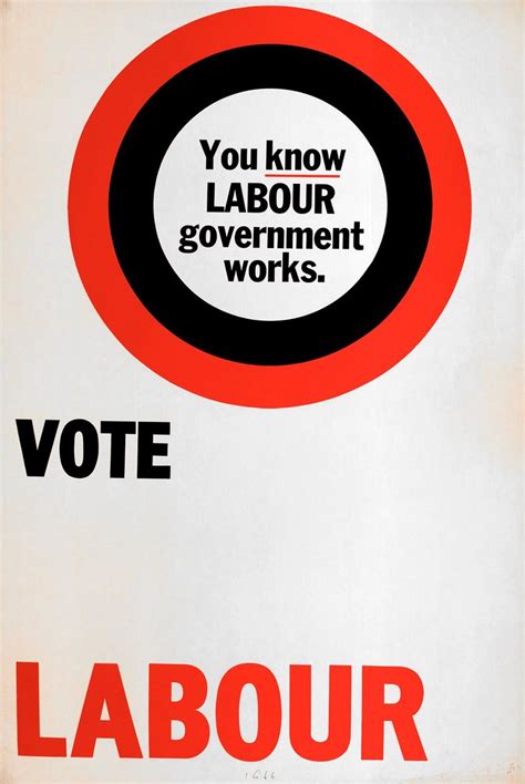 labour party poster 1966 flashbak