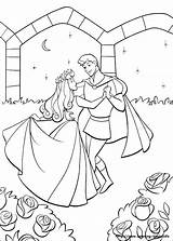 Sleeping Beauty Coloring Pages Castle Getcolorings sketch template