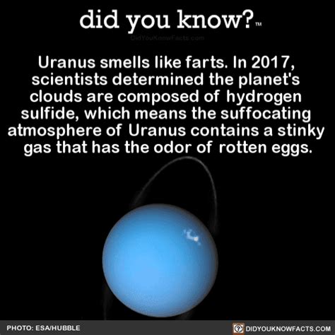 Uranus Smells Like Farts In 2017 Scientists Did You Know