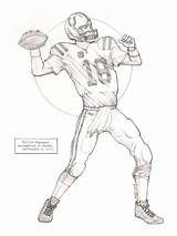 Manning Eli Peyton sketch template