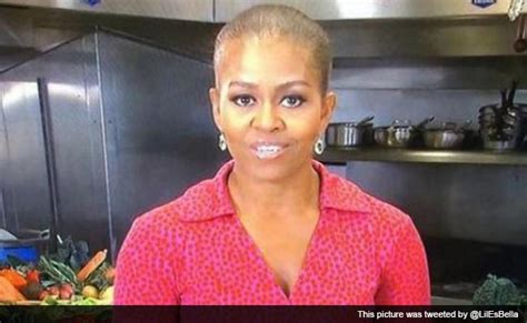 Has Michelle Obama Shaved Her Head Asks Twitter
