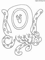 Coloring Octopus Buchstaben Mewarnai Alfabeto Huruf Abjad Belajar Mixte Colorat Lettere Fise Copii Pentru Scuola Boyama Misto Furret Alfabe Maestrasabry sketch template