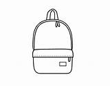 Backpack Coloring Modern Colorear Coloringcrew Fashion sketch template