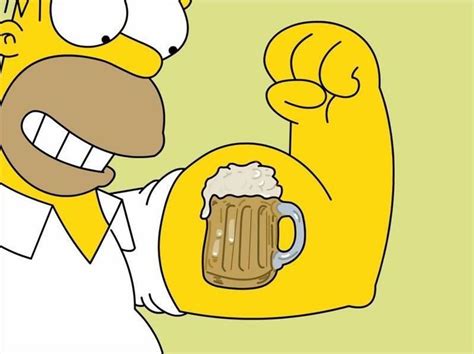 homie simpsons engracado bebendo cerveja arte de cerveja
